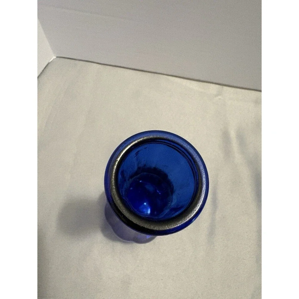 Vintage Indiana Glass Classico Bud Vase - Cobalt Blue